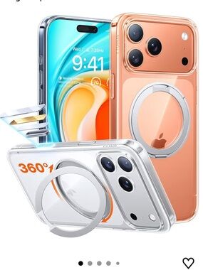 TORRAS Upgraded 360 Rotatable Magnetic Stand for iPhone 17
Pro Max Case